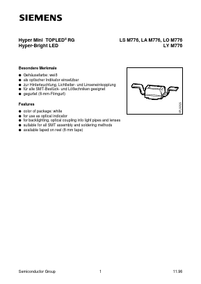 LAM776-R Datasheet PDF Siemens AG