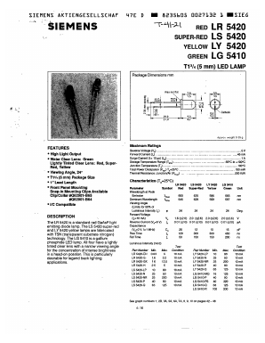 LR5420 Datasheet PDF Siemens AG