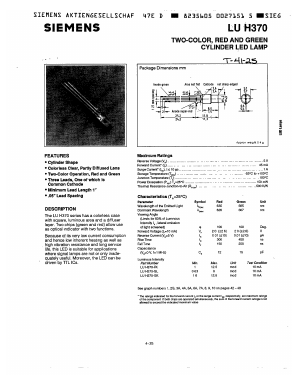 LUH370-GK Datasheet PDF Siemens AG