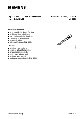 Q62703-Q3176 Datasheet PDF Siemens AG