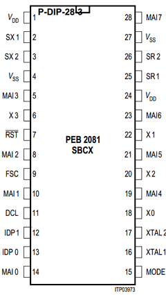 PEB2081N Datasheet PDF Siemens AG