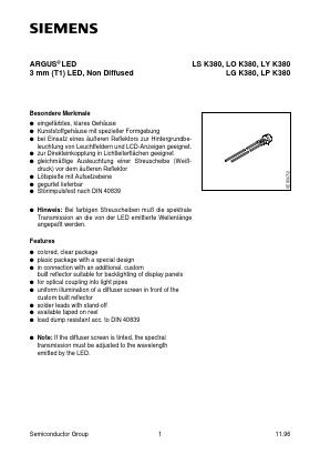 LGK380-LP Datasheet PDF Siemens AG