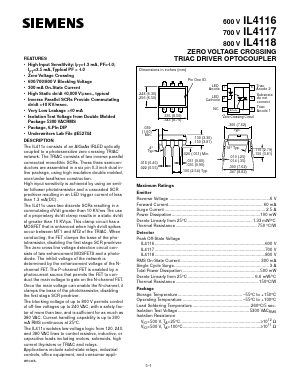 IL4116 Datasheet PDF Siemens AG