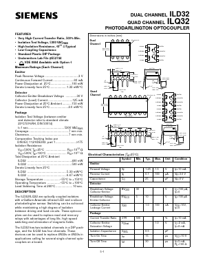 ILQ32 Datasheet PDF Siemens AG
