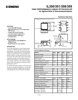 IL358 Datasheet PDF Siemens AG