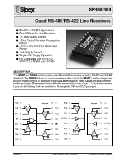 SP488CT Datasheet PDF Signal Processing Technologies