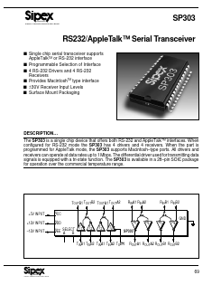 SP303CT-TR Datasheet PDF Signal Processing Technologies