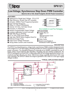 SP6121CN/TR Datasheet PDF Signal Processing Technologies