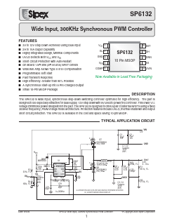 SP6132EU/TR Datasheet PDF Signal Processing Technologies