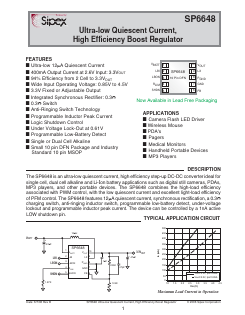 SP6648ER Datasheet PDF Signal Processing Technologies