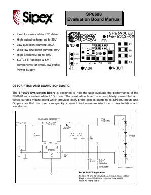 SP6690EU Datasheet PDF Signal Processing Technologies