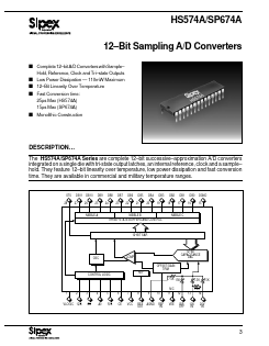 SP674AB Datasheet PDF Signal Processing Technologies