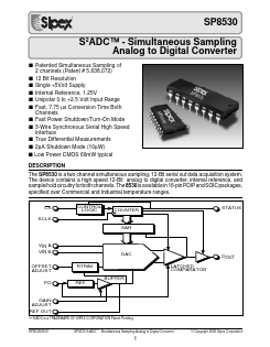 SP8530BS Datasheet PDF Signal Processing Technologies