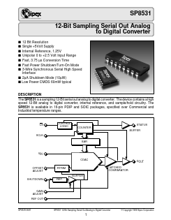 SP8531KN Datasheet PDF Signal Processing Technologies