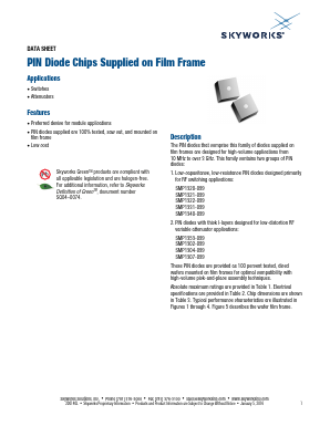 SMP1304-099 Datasheet PDF Skyworks Solutions