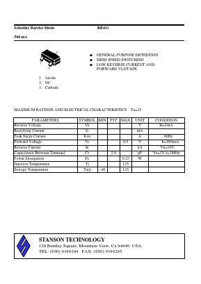 RB411 Datasheet PDF STANSON TECHNOLOGY
