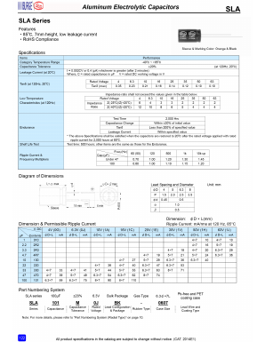 SLA Datasheet PDF Surge Components