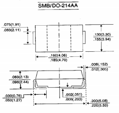 P6SMBJ180A Datasheet PDF Surge Components
