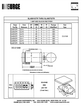SL4001GTR Datasheet PDF Surge Components