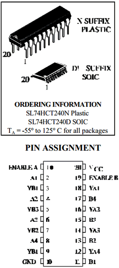SL74HCT240N Datasheet PDF System Logic Semiconductor