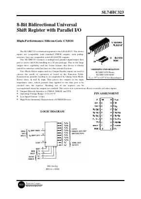 SL74HC323D Datasheet PDF System Logic Semiconductor