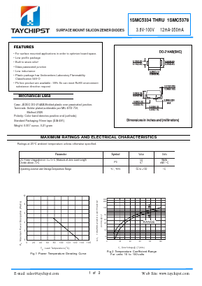 1SMC5348 Datasheet PDF Shenzhen Taychipst Electronic Co., Ltd