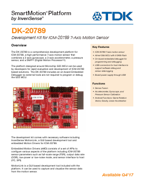 DK-20789 Datasheet PDF TDK Corporation