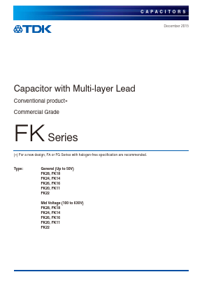 FK26C0G1H472J Datasheet PDF TDK Corporation