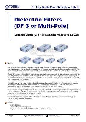 DF33R815S20B Datasheet PDF Token Electronics Industry Co., Ltd.
