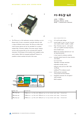 PD1-013-42 Datasheet PDF TRINAMIC Motion Control GmbH 