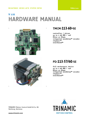 PD2-113-60-SE-485 Datasheet PDF TRINAMIC Motion Control GmbH 