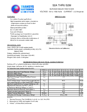 S2A Datasheet PDF Transys Electronics Limited