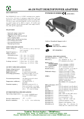 PUP80-13 Datasheet PDF Tumbler Technologies + TRUMPower