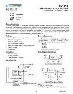 TS1540CP25RO Datasheet PDF TSC Corporation