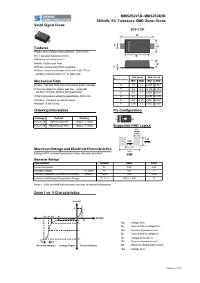 MMSZ5246B Datasheet PDF TSC Corporation