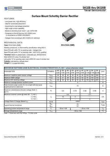 SK315BHM4_J13 Datasheet PDF TSC Corporation