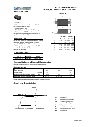 BZT52C56SRR Datasheet PDF TSC Corporation