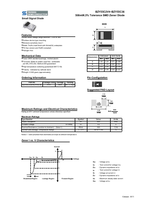 BZY55C18 Datasheet PDF TSC Corporation