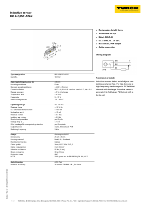 BI0.8-Q5SE-AP6X Datasheet PDF Turck, Inc.
