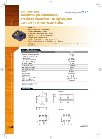 PA22A Datasheet PDF TXC Corporation.