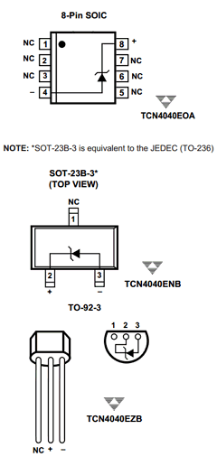 TCN4040C-2.5EOA Datasheet PDF TelCom Semiconductor Inc => Microchip