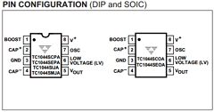TC1044SIJA Datasheet PDF TelCom Semiconductor Inc => Microchip