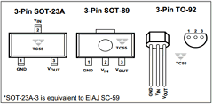 TC55RP1201EZBTR Datasheet PDF TelCom Semiconductor Inc => Microchip