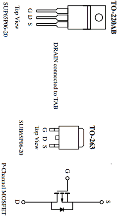 SUB65P06-20 Datasheet PDF Temic Semiconductors