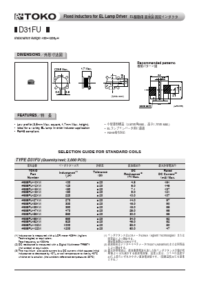888FU-471M Datasheet PDF Toko America Inc 