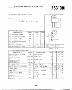 2SC1001 Datasheet PDF Toshiba