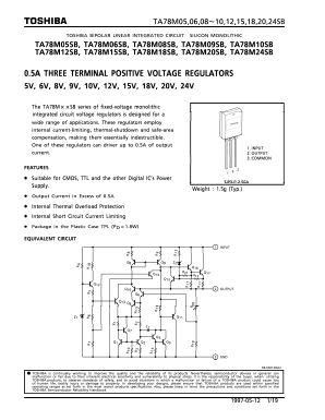 TA78M09SB Datasheet PDF Toshiba