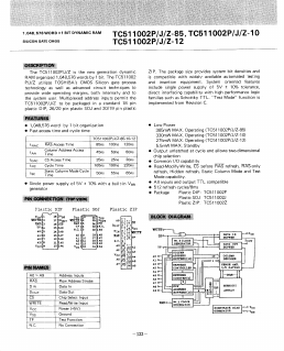 TC511002P-85 Datasheet PDF Toshiba