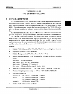 84C015BF-8 Datasheet PDF Toshiba