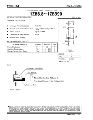 1ZB10 Datasheet PDF Toshiba